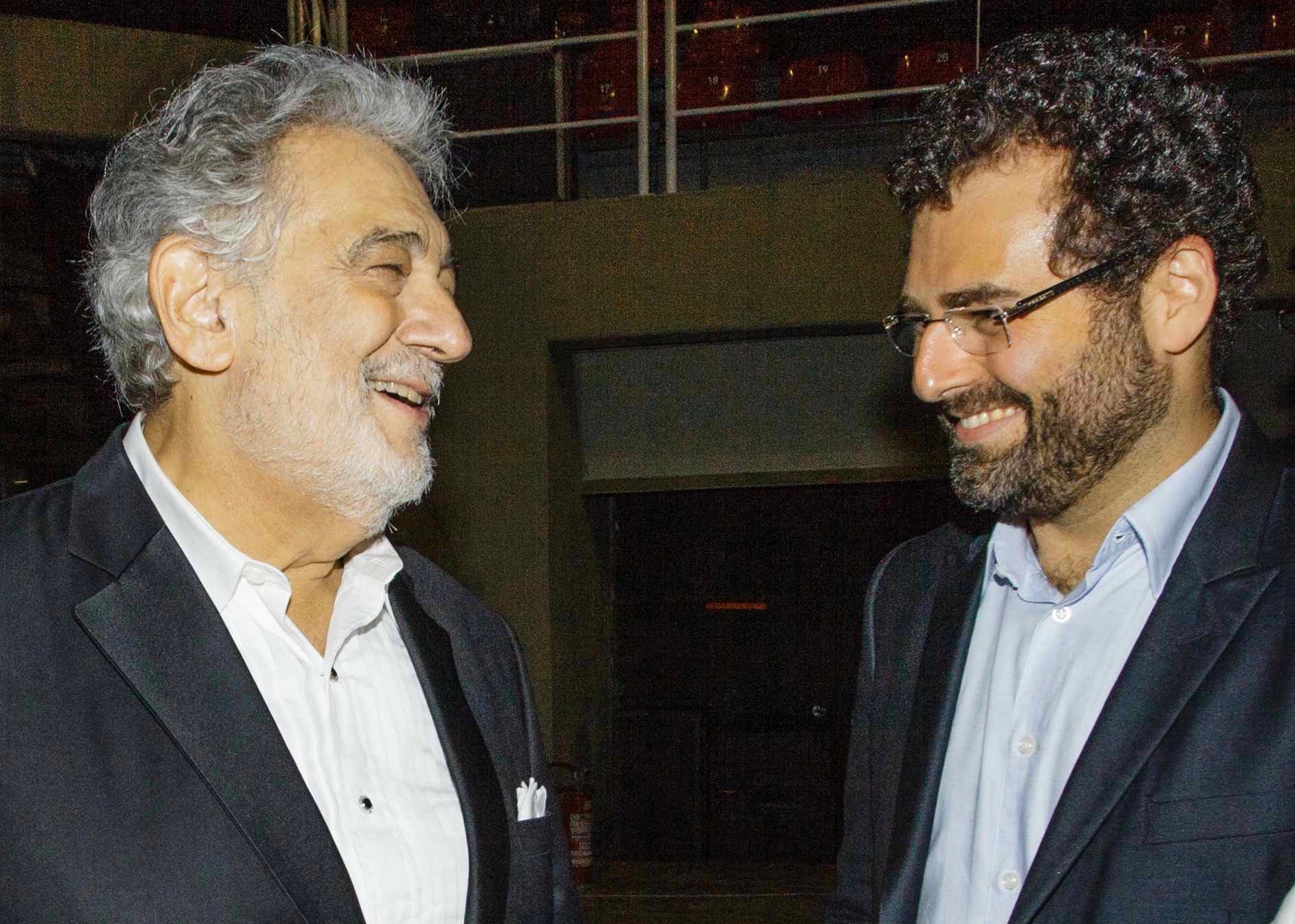 Placido Domingo e Pablo Castellar