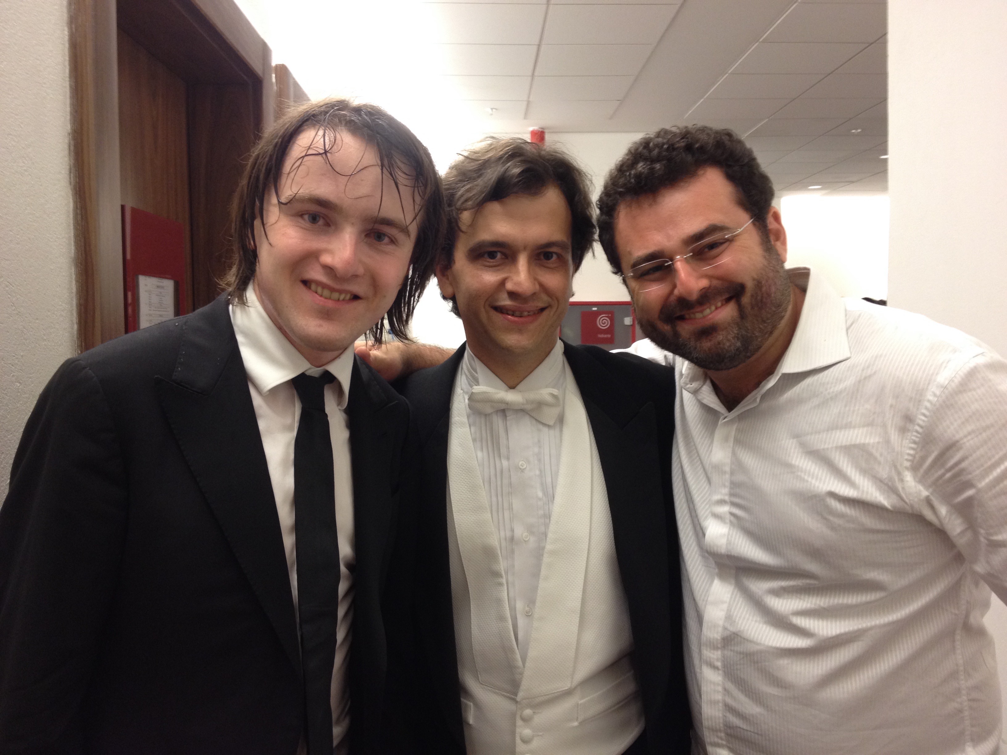 Daniil Trifonov, Leandro Carvalho e Pablo Castellar 